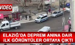 ELAZIĞ’DA DEPREM ANINA DAİR İLK GÖRÜNTÜLER ORTAYA ÇIKTI
