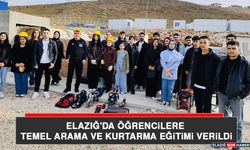Elazığ'da Öğrencilere Temel Arama ve Kurtarma Eğitimi Verildi