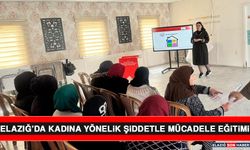 Elazığ’da Kadına Yönelik Şiddetle Mücadele Eğitimi