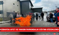 Keban'da Afet ve Yangın Farkındalık Eğitimi Düzenlendi