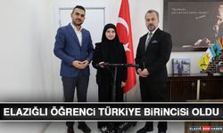 Elazığlı Öğrenci Türkiye Birincisi Oldu