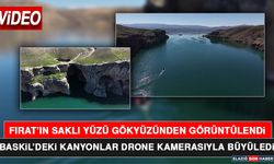 Baskil’deki Kanyonlar Drone Kamerasıyla Büyüledi