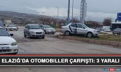 Elazığ’da Otomobiller Çarpıştı: 3 Yaralı
