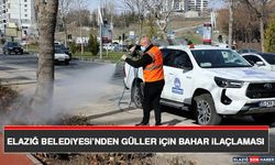 Elazığ Belediyesi’nden Güller İçin Bahar İlaçlaması