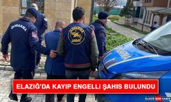 Elazığ'da Kayıp Engelli Şahıs Bulundu