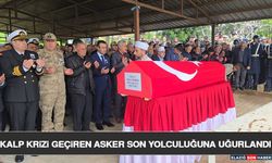 Kalp Krizi Geçiren Asker Son Yolculuğuna Uğurlandı