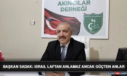 Başkan Sadak: İsrail Laftan Anlamaz Ancak Güçten Anlar