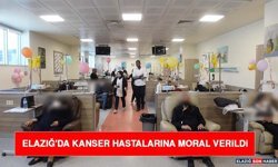Elazığ'da Kanser Hastalarına Moral Verildi