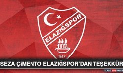 Seza Çimento Elazığspor’dan Teşekkür