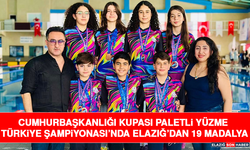 Cumhurbaşkanlığı Kupası Paletli Yüzme Türkiye Şampiyonası’nda Elazığ’dan 19 Madalya