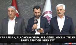 YRP Arıcak, Alacakaya ve Palu İl Genel Meclis Üyeleri Partilerinden İstifa Etti