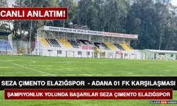 Seza Çimento Elazığspor - Adana 01 Fk Karşılaşması