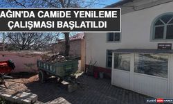 Ağın'da Camide Yenileme Çalışması Başlatıldı