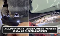 Aracını Satmak İsterken Podyenin Farklı Bir Araca Ait Olduğunu Öğrendi