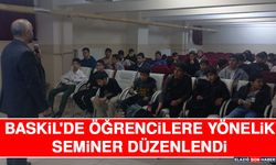 Baskil'de Öğrencilere Yönelik Seminer Düzenlendi