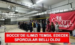 Bocce’de İlimizi Temsil Edecek Sporcular Belli Oldu