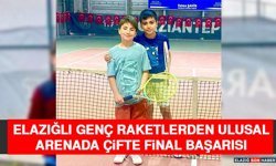 Elazığlı Genç Raketlerden Ulusal Arenada Çifte Final Başarısı