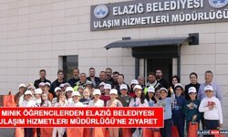 Minik Öğrencilerden Elazığ Belediyesi Ulaşım Hizmetleri Müdürlüğü’ne Ziyaret