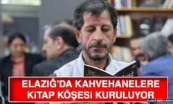 Elazığ'da Kahvehanelere Kitap Köşesi Kuruluyor