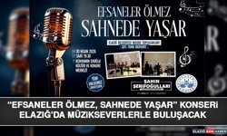 “Efsaneler Ölmez, Sahnede Yaşar” Konseri Elazığ’da Müzikseverlerle Buluşacak