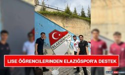 Lise Öğrencilerinden Elazığspor'a Destek