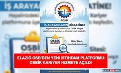 Elazığ OSB’den Yeni İstihdam Platformu: OSBİK Kariyer Hizmete Açıldı