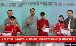 3 Elazığlı Sporcu Kürsüde, Hedef Türkiye Şampiyonası