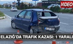 Elazığ’da Trafik Kazası: 1 Yaralı