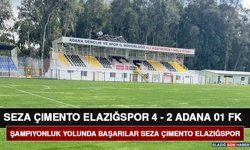 Seza Çimento Elazığspor - Adana 01 FK