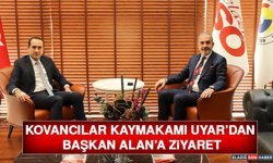 Kovancılar Kaymakamı Uyar’dan Başkan Alan’a Ziyaret
