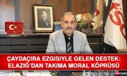 Çaydaçıra Ezgisiyle Gelen Destek: Elazığ’dan Takıma Moral Köprüsü