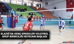 Elazığ’da Genç Erkekler Voleybol Grup Birinciliği Heyecanı Başladı