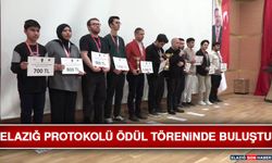 Elazığ Protokolü Ödül Töreninde Buluştu