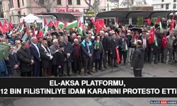 EL-AKSA Platformu, 12 Bin Filistinliye İdam Kararını Protesto Etti