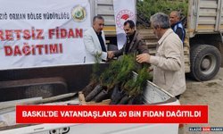 Baskil'de Vatandaşlara 20 Bin Fidan Dağıtıldı