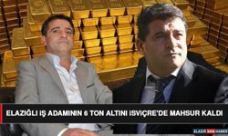Elazığlı İş Adamının 6 Ton Altını İsviçre'de Mahsur Kaldı