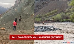Palu Gökdere Köy Yolu 66 Gündür Çözümsüz