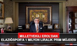 Milletvekili Erol’dan Elazığspor’a 1 Milyon Liralık Prim Müjdesi
