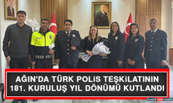 Ağın'da Türk Polis Teşkilatının 181. Kuruluş Yıl Dönümü Kutlandı