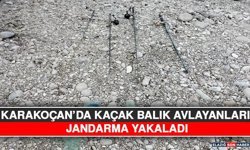 Karakoçan’da Kaçak Balık Avlayanları Jandarma Yakaladı