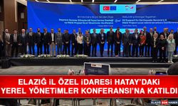 Elazığ İl Özel İdaresi Hatay’daki Yerel Yönetimler Konferansı’na Katıldı