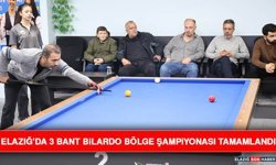 Elazığ’da 3 Bant Bilardo Bölge Şampiyonası Tamamlandı