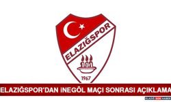 Elazığspor’dan İnegöl Maçı Sonrası Açıklama