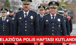 Elazığ'da Polis Haftası Kutlandı