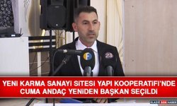 Yeni Karma Sanayi Sitesi Yapı Kooperatifi’nde Cuma Andaç Yeniden Başkan Seçildi