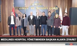 Medilines Hospital Yönetiminden Başkan Alan’a Ziyaret