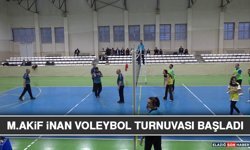 M.Akif İnan Voleybol Turnuvası Başladı