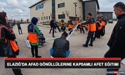 Elazığ'da AFAD Gönüllülerine Kapsamlı Afet Eğitimi