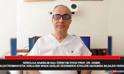 Nöroloji Anabilim Dalı Öğr. Üyesi Prof. Dr. Demir, Elektromanyetik İnsan Sağlığı Üzerindeki Etkileri Hakkında Bilgiler