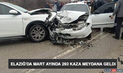 Elazığ'da Mart Ayında 293 Kaza Meydana Geldi